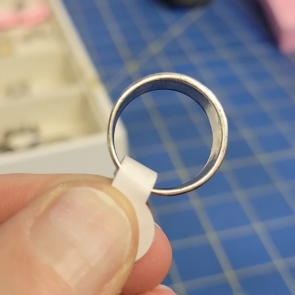Cactus Wide Band Ring Size 7 - Picture 3 of 5